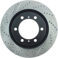 StopTech Sport Drilled/Slotted Brake Rotor; Front Right | 127.44174R