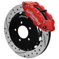 Wilwood 13-24 Honda Civic OEM 57mm Forged Narrow Superlite 6R Big Brake Front Brake Kit - Red - 140-16847-DR
