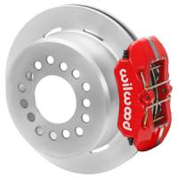 Wilwood Dynapro Rear Parking Brake Kit Undrilled Rotors (Red) 1964-1971 Buick/Olds/Pontiac - 140-16988-R