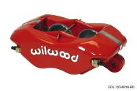 Wilwood Caliper-Forged Dynalite-Red 1.75in Pistons .81in Disc | 120-6816-RD