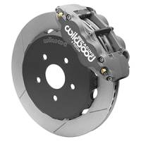 Wilwood 13-24 Honda Civic Superlite/ST 6 Piston Street Kit w/ 327mm x 28mm Slotted Rotor - Hard Ano - 140-16848