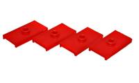 Energy Suspension 62-80 MG MGB Red Rear Leaf Spring Pad Set - 10.6102R