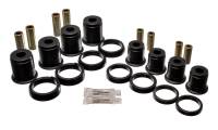 Energy Suspension 84-01 Jeep Cherokee/Wagoneer/Comanche 2WD Black Front Control Arm Bushings - 2.3101G
