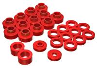 Energy Suspension CJ-8 Scrambler Body Mount - Red - 2.4104R