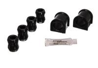 Energy Suspension 87-96 Jeep Wrangler YJ Blk Front 1-1/8in Sway Bar Bushing Set w/End Link Bushings - 2.5107G