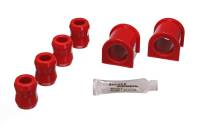 Energy Suspension 87-96 Jeep Wrangler YJ Red Front 1-1/8in Sway Bar Bushing Set w/End Link Bushings - 2.5107R