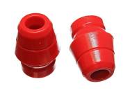 Energy Suspension 97-06 Jeep Wrangler YJ/TJ Red Front Bump Stop Set (Set of 2) - 2.9101R