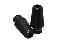 Energy Suspension 97-06 Jeep Wrangler TJ with 1 3/4 in lift Black Front Bump Stop Set (Set of 2) - 2.9102G