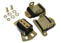 Energy Suspension 67-72 Camaro/64-72 Chevelle/63-82 Corvette Black Zinc 2 Engine & 1 Trans Mount Set - 3.1120G