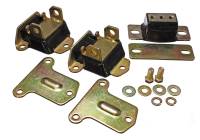 Energy Suspension 69-72 Camaro/70-73 Monte Carlo Black Complete Motor & Trans Mount Set Zinc Finish - 3.1122G