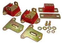 Energy Suspension 69-72 Camaro/70-73 Monte Carlo Red Complete Motor & Trans Mount Set Zinc Finish - 3.1122R