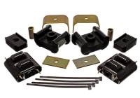 Energy Suspension 73-84 K5 Blazer 4WD Fullsize Black Complete Motor & Trans Mount Set Zinc Finish - 3.1124G