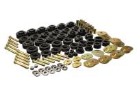 Energy Suspension 65-67 Chevrolet Biscayne/Bel Air/Caprice/Impala Body Mount Set w/ Hardware - Black - 3.4172G