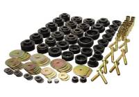 Energy Suspension 68-70 Chevrolet Biscayne/Bel Air/Caprice/Impala Body Mount Set w/ Hardware - Black - 3.4173G