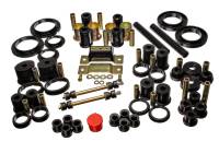 Energy Suspension 85-93 Ford Mustang Black Hyper-flex Master Bushing Set w/ V-8 - 4.18110G