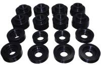 Energy Suspension 08-16 Ford F-250/F-350/F-450/F-550 Super Duty Crew Cab Black Body Mount Set - 4.4124G