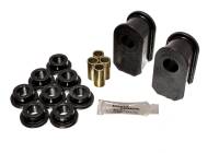 Energy Suspension Ford F100/150/250 Blk Fr & Rear A Style 1in Dia Sway Bar 3-1/2in Tall Bushing Sets - 4.5127G
