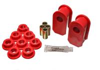 Energy Suspension Ford F100/150/250 Red Fr & Rear A Style 1in Dia Sway Bar 3-1/2in Tall Bushing Sets - 4.5127R