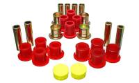 Energy Suspension 87-04 Dodge Dakota / 98-03 Durango 4WD Red Front End Control Arm Bushing Set - 5.3139R
