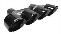 Corsa 2014-2020 Chevrolet Corvette 6.2L V8 Quad 45in Polished Black Pro-Series Tip Kit - 14062BLK