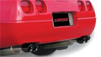 Corsa 1990-1995 Chevrolet Corvette C4 ZR1 5.7L V8 LT5 Black Sport Cat-Back Exhaust - 14117BLK