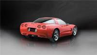 Corsa 1997-2004 Chevrolet Corvette C5 Z06 5.7L V8 Xtreme Axle-Back Exhaust w/ Black Tips - 14132BLK