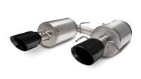 Corsa 2005-2007 Cadillac STS 4.6L 2.5in Axle-Back Dual Rear w Single 4in Black Pro-Series Tips - 14157BLK