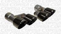 Corsa 2015-2017 Ford Mustang GT 5.0 Black Quad Tips Kit - 14333BLK