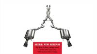 Corsa 2015-2017 Ford Mustang GT Convertible 5.0L V8 Black Xtreme Dual Rear Exit Exhaust - 14342BLK