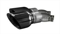 Corsa 2015-2025 Ford Mustang GT 3.0in Inlet / 4.5in Outlet Black PVD Tip Kit (For Corsa ExhaustOnly) - 14346BLK