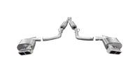 Corsa 2014-2014 Dodge Challenger SRT-8 6.4L V8 Auto Polished Xtreme Cat-Back Exhaust - 14427