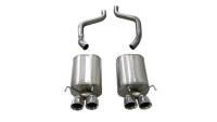 Corsa 2005-2007 Chevrolet Corvette C6 6.0L V8 Polished Xtreme Axle-Back Exhaust - 14469