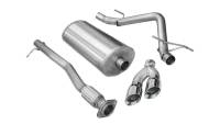 Corsa 2011-2013 Chevrolet Silverado Crew Cab/Short Bed 1500 6.2L V8 Polished Sport Cat-Back Exhaust - 14523