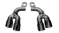 Corsa 2017-24 Chevy Camaro ZL1 2.75in Inlet / 4.0in Outlet Black PVD Tip Kit (For Corsa ExhaustOnly) - 14774BLK