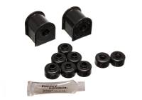 Energy Suspension 89-94 Nissan 240SX (S13) Black 15mm Rear Sway Bar Bushing Set - 7.5122G