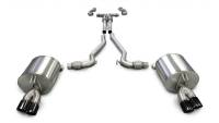 Corsa 2008-2009 Pontiac G8 GXP 6.0L V8 Sport Cat-Back w/ Dual 3in Black Tips - 14950BLK