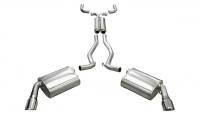 Corsa 2010-2015 Chevrolet Camaro Convertible RS 3.6L V6 Polished Sport Cat-Back + XO Exhaust - 14953