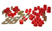Energy Suspension 89-95 Toyota 4WD Pickup (Except T-100 & Tundra) Red Hyper-Flex Master Bushing Set - 8.18101R