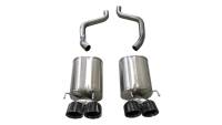 Corsa 2005-2007 Chevrolet Corvette (C6) 6.0L/6.2L Black Xtreme Axle-Back Exhaust w/4.5in Tips - 21010BLK