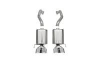 Corsa 2009-2013 Chevrolet Corvette (C6) 6.2L Polished Sport Axle-Back Exhaust w/4.5in Tips - 21011