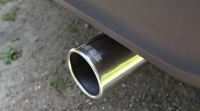 Corsa 2018-2025 Jeep Wrangler JL 2.5in Dual Rear Exit Polished Tips Touring Axle-Back Exhaust - 21016