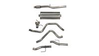 Corsa 2019-2025 Chevy Silverado 5.3L Crew Cab 3in Cat-Back Dual Rear Exit w/ Polished Tip - 21028