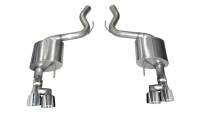 Corsa 2018-2023 Ford Mustang V8 5.0L 3in Axle-Back Dual Rear Exit w/ 4in Polished Pro-Series Tips - 21039