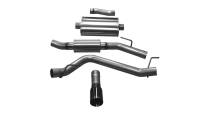 Corsa 2020-2025 Jeep Gladiator JT 3.0in Cat-Back Single Touring Side Exit w/ 4.0in Black Tip - 21062BLK