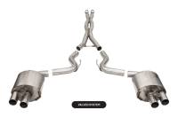 Corsa 2015-2020 Ford Mustang GT350/R 5.2L V8 Dual Rear Cat-Back- Stainless Dual Rear Exit - 21096