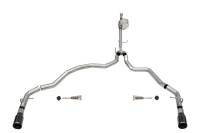 Corsa 2021-2025 Ford F-150 Regular Cab/ 8in Bed 5.0L V8 Xtreme Cat-Back Dual Rear Exit-Black PVD - 21146BLK