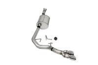Corsa 2021-2025 Ford F-150 SuperCab/6.5in Bed 3.5L V6 Sport Cat-Back Front of Tire Exit-Polished - 21165