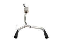 Corsa 21-25 Ford Bronco 2.3L 2-Door 2.75in Cat-Back Dual Rear Exhaust w/ 4in Straight-Cut Black Tips - 21204BPC