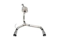 Corsa 21-25 Ford Bronco 2.7L 2-Door 2.75in Cat-Back Dual Rear Exhaust w/4in Straight-Cut Polish Tips - 21208