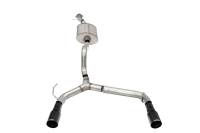 Corsa 21-25 Ford Bronco 2.7L 2-Door 2.75in Cat-Back Dual Rear Exhaust w/ 4in Straight-Cut Black Tips - 21208BPC